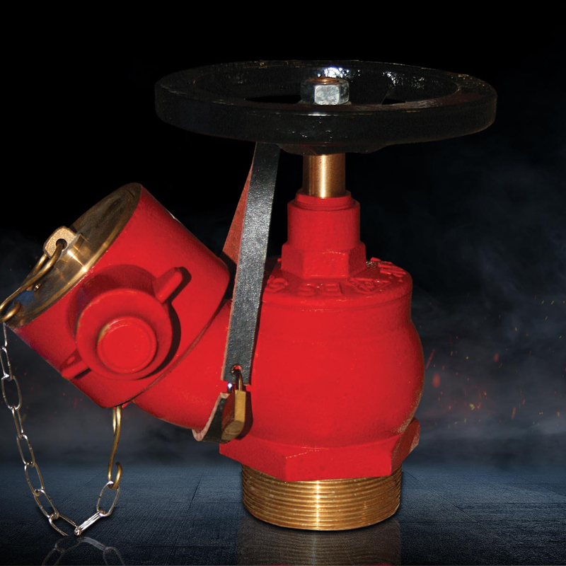 Oblique Landing Valve (Threaded Inlet)